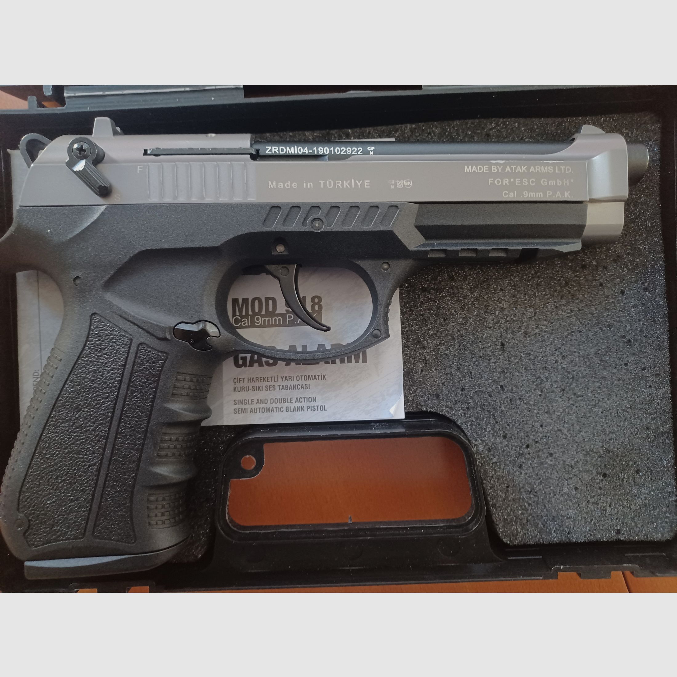 Zoraki 918 cal. 9mm P.A.K., image 2 of 4