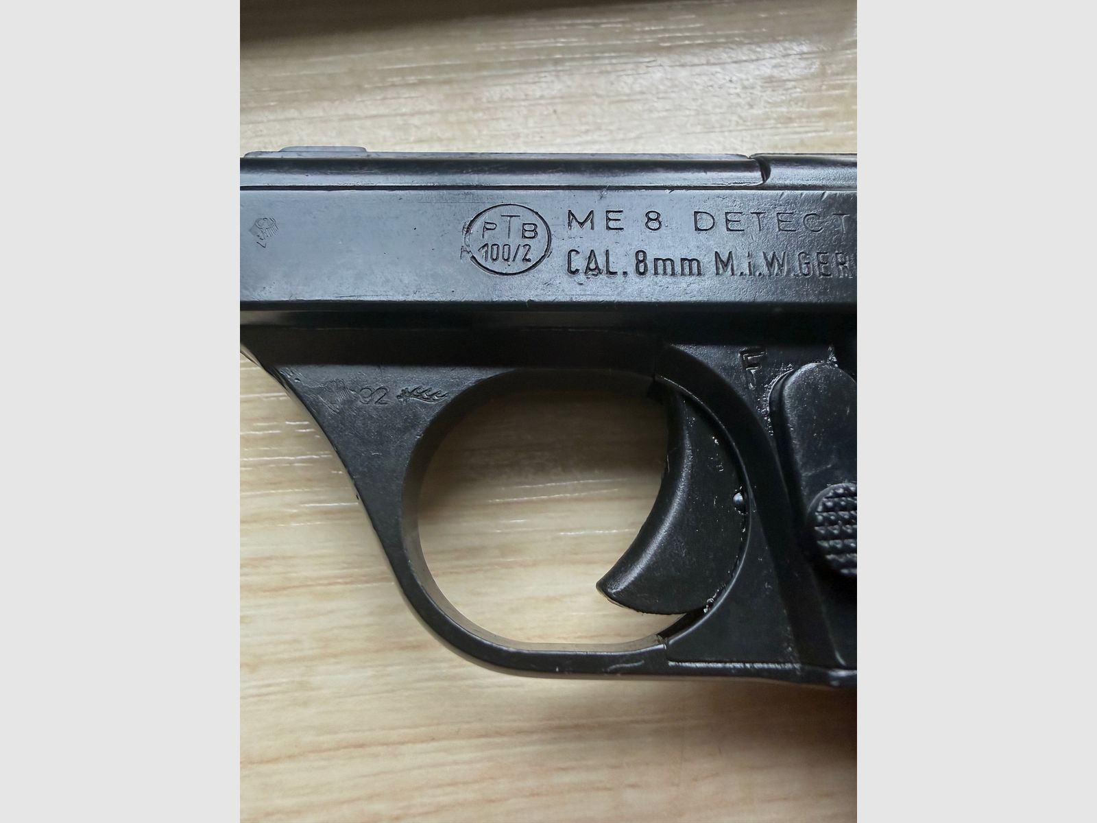 ME 8 Detective Taschenpistole – Kal. 8mm K. – PTB 100/2 