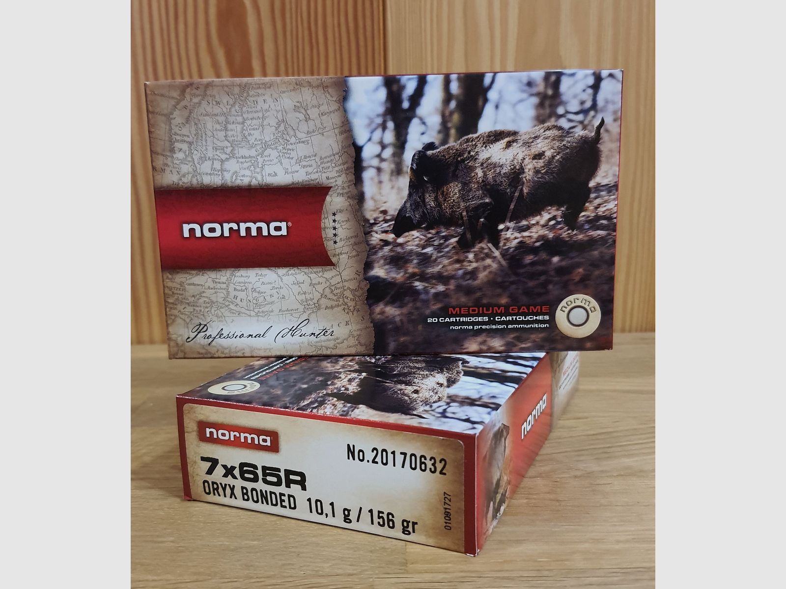 MUNITION NORMA Kal. 7X64 R ORYX 156 GR