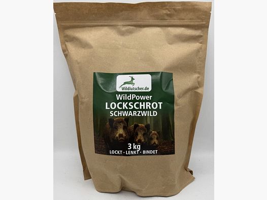 Wildlutscher Lockschrot WildPower Schwarzwild