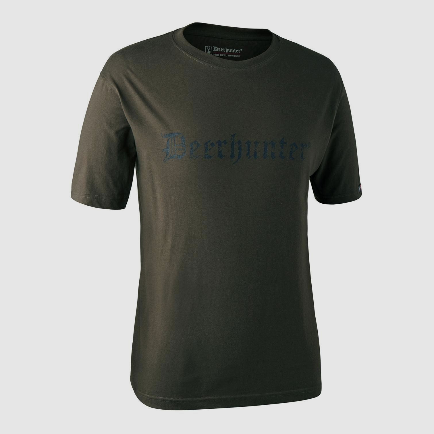 Deerhunter T-Shirt Herren Logo - Dunkelgrün