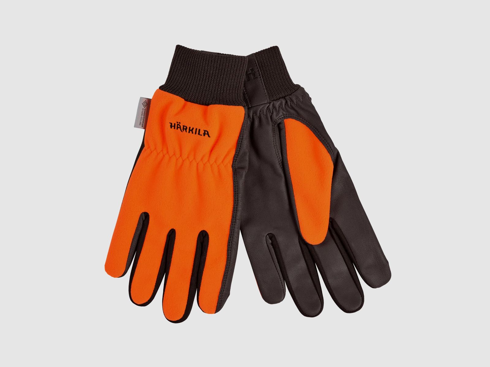 Härkila Wildboar Pro Shooter Blaze WSP Gloves Men Orange blaze/Brown M