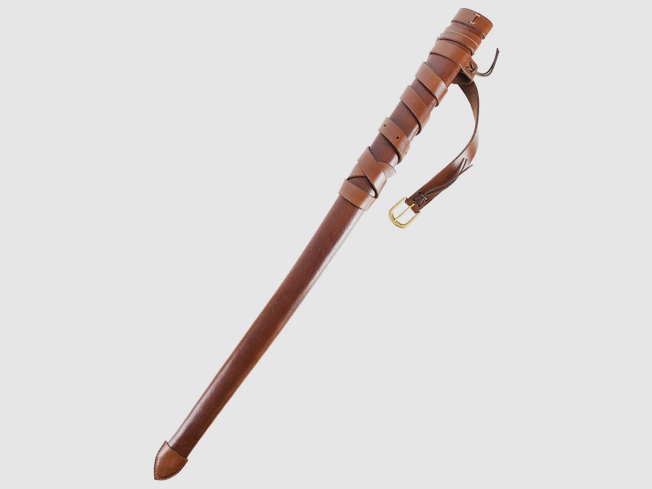 Leather sheath for medieval sword