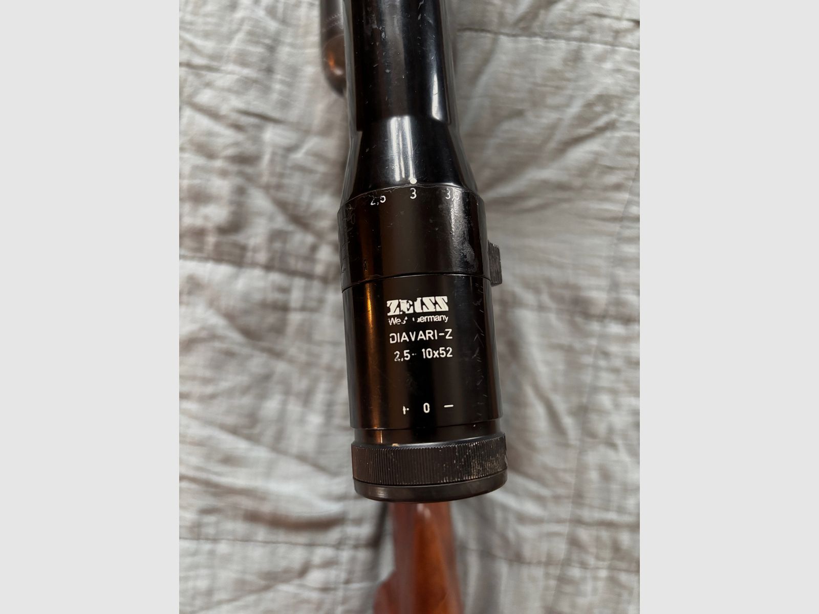 Merkel Drilling mit moderner ZF-Montage und LL-EL im Rehwildkaliber