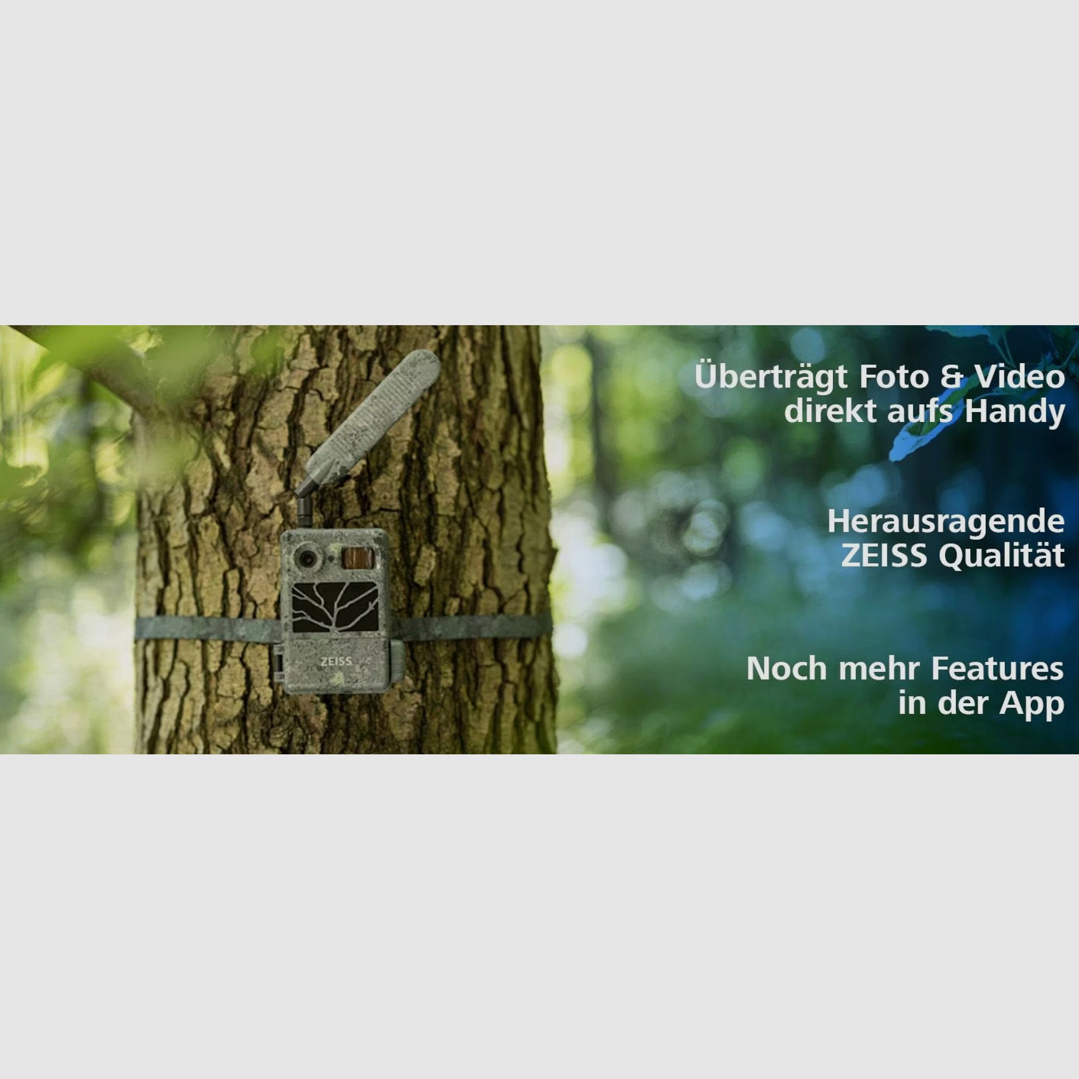 ZEISS Secacam 3 Wildkamera mit Sendefunktion 60 Grad Sehfeld 25m Blitzreichweite