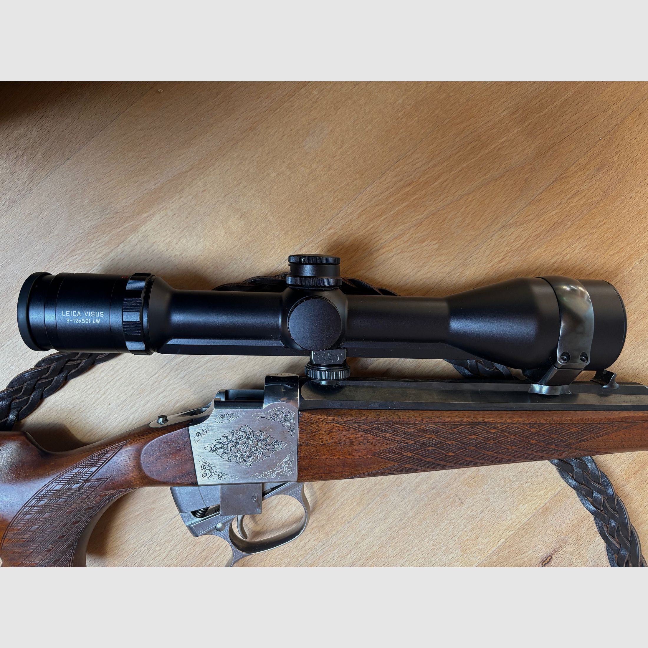 RARITÄT Blaser 820 Standard Blockbüchse – Kal. 6,5x57R – sehr guter Zustand mit Leica Visus 3.12x50l LW Leuchtabsehen