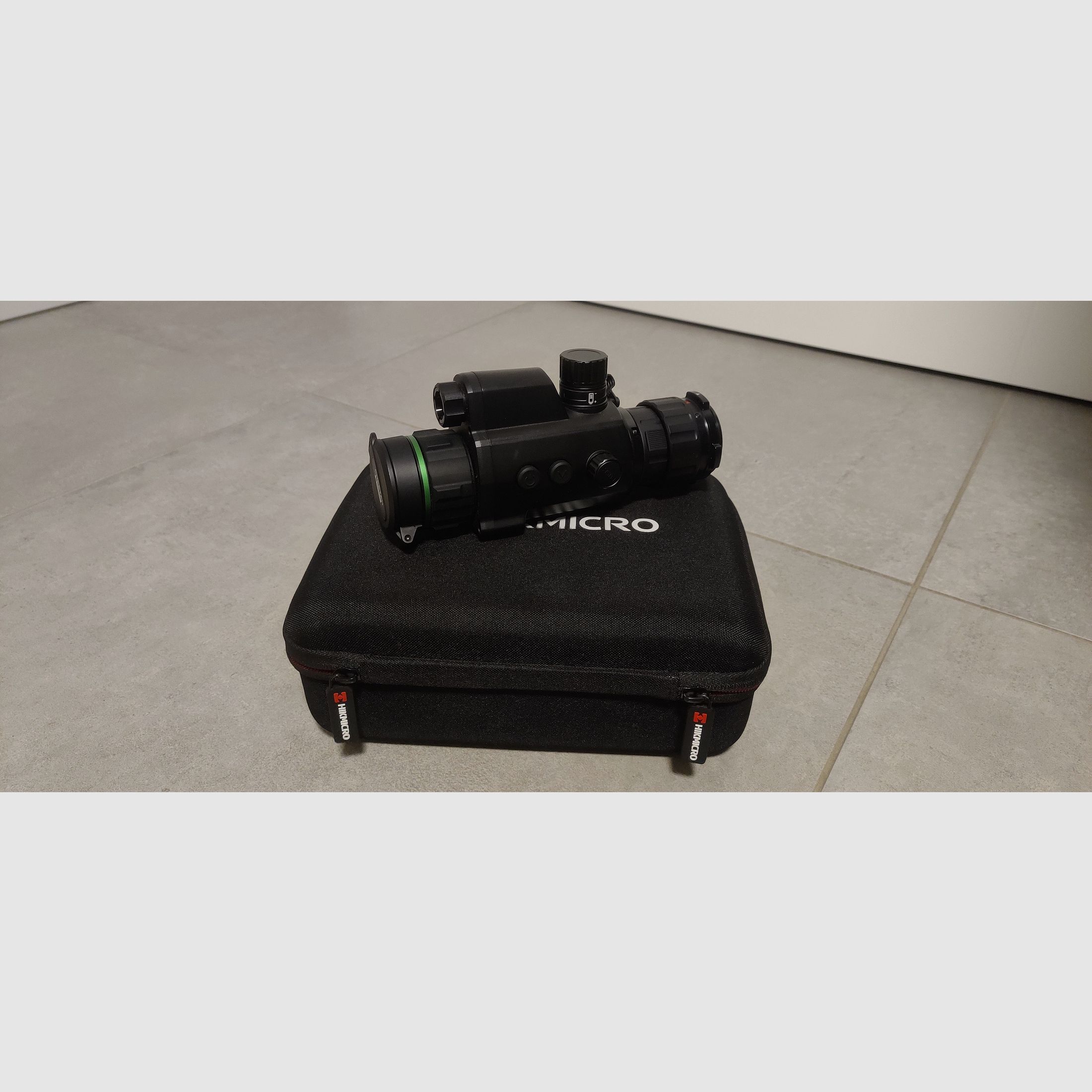 Hikmicro cheetah+ Adapter auf Rusan Multiadapter+ Rusan Multiadapter+ Maximtac IR Strahler 