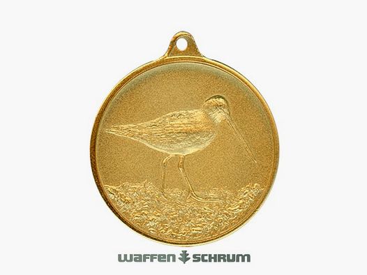 Steinhauer&Lück Jagdmedaille Schnepfe 40 mm vergoldet