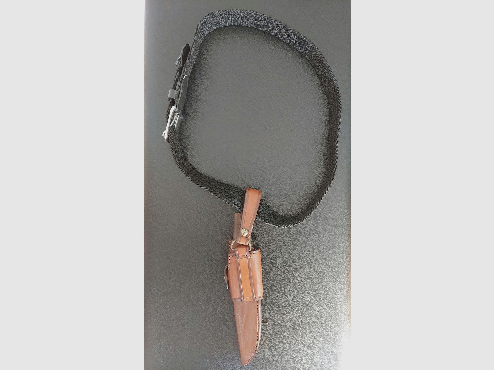Handcrafted knife made from powder metallurgical Elmax steel, made as a one-off piece.