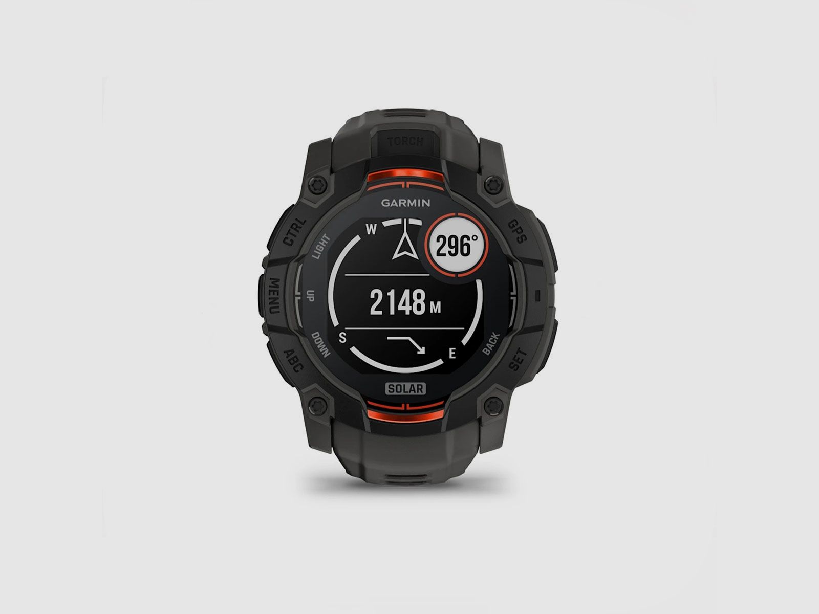 UHR – GARMIN – INSTINCT® 3 | 50MM | SOLAR | Schwarz mit Charcoal Silikonarmband, Bild 10 von 19
