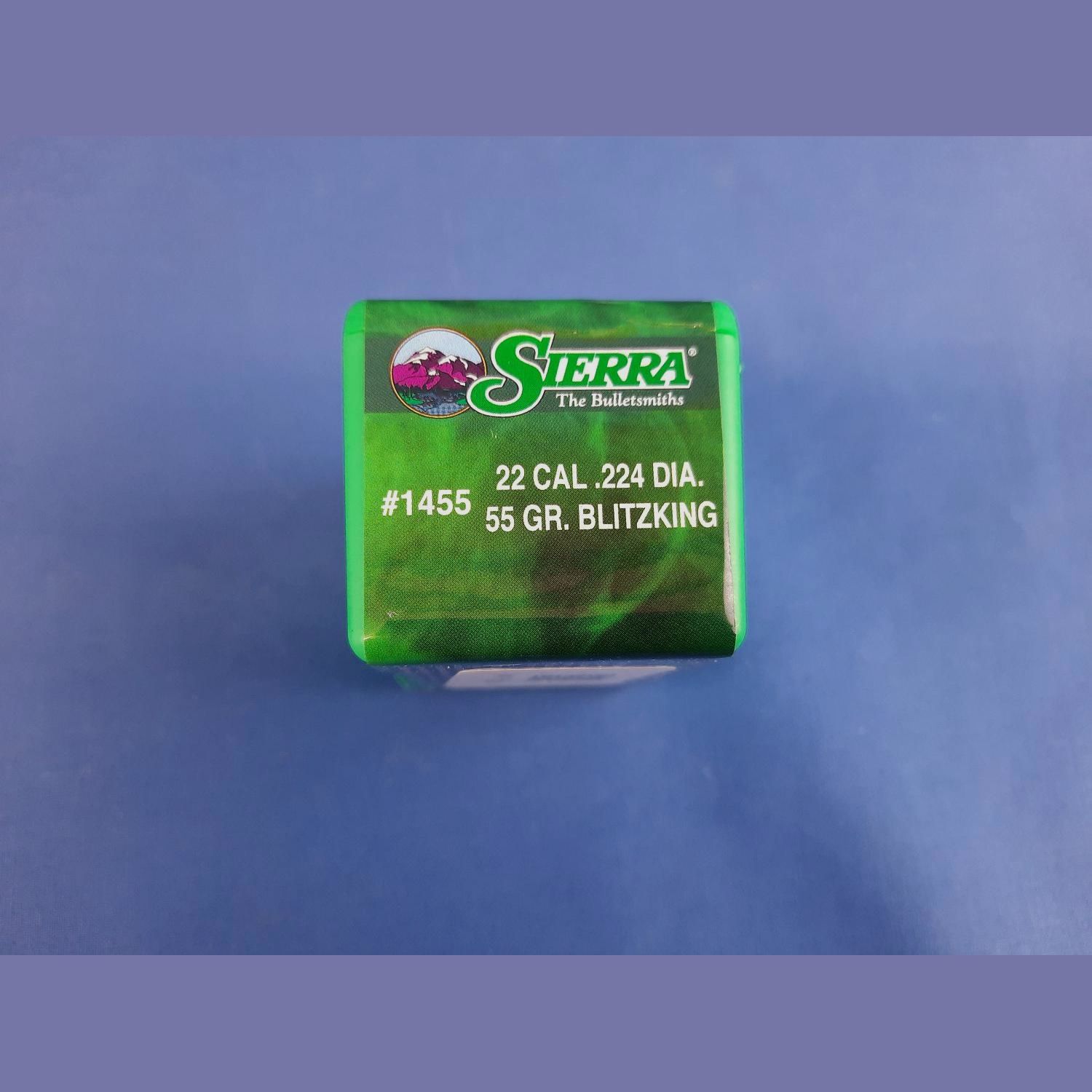 Proiettili Sierra .224 3,6g/55grs. BlitzKing 100pz., immagine 2 di 2