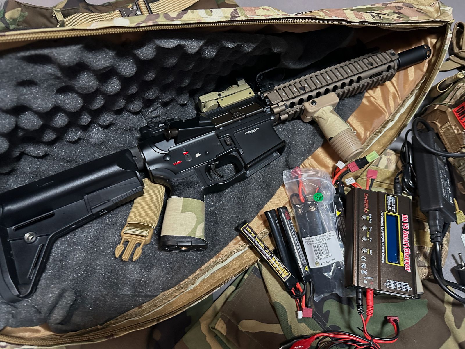 Airsoftuitrusting met M4 Nova Special Purpose incl. Tracer