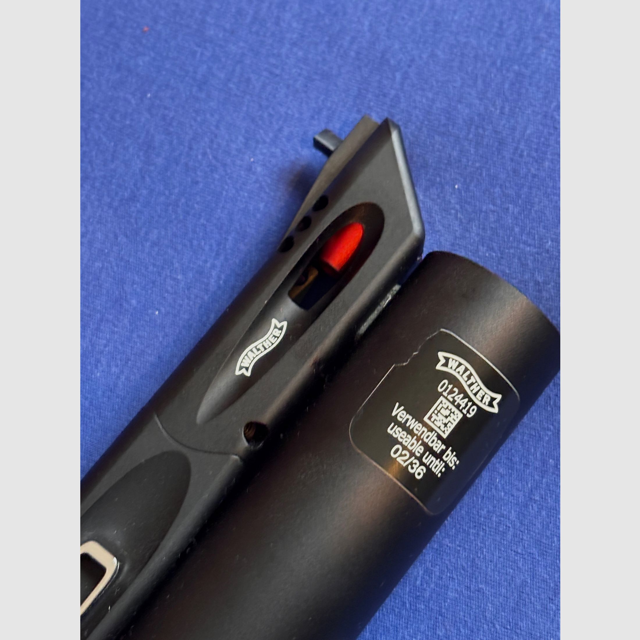 Walther LP500 Meistermanufaktur  / Oppervlak Droom in rood .. bijna nieuw
