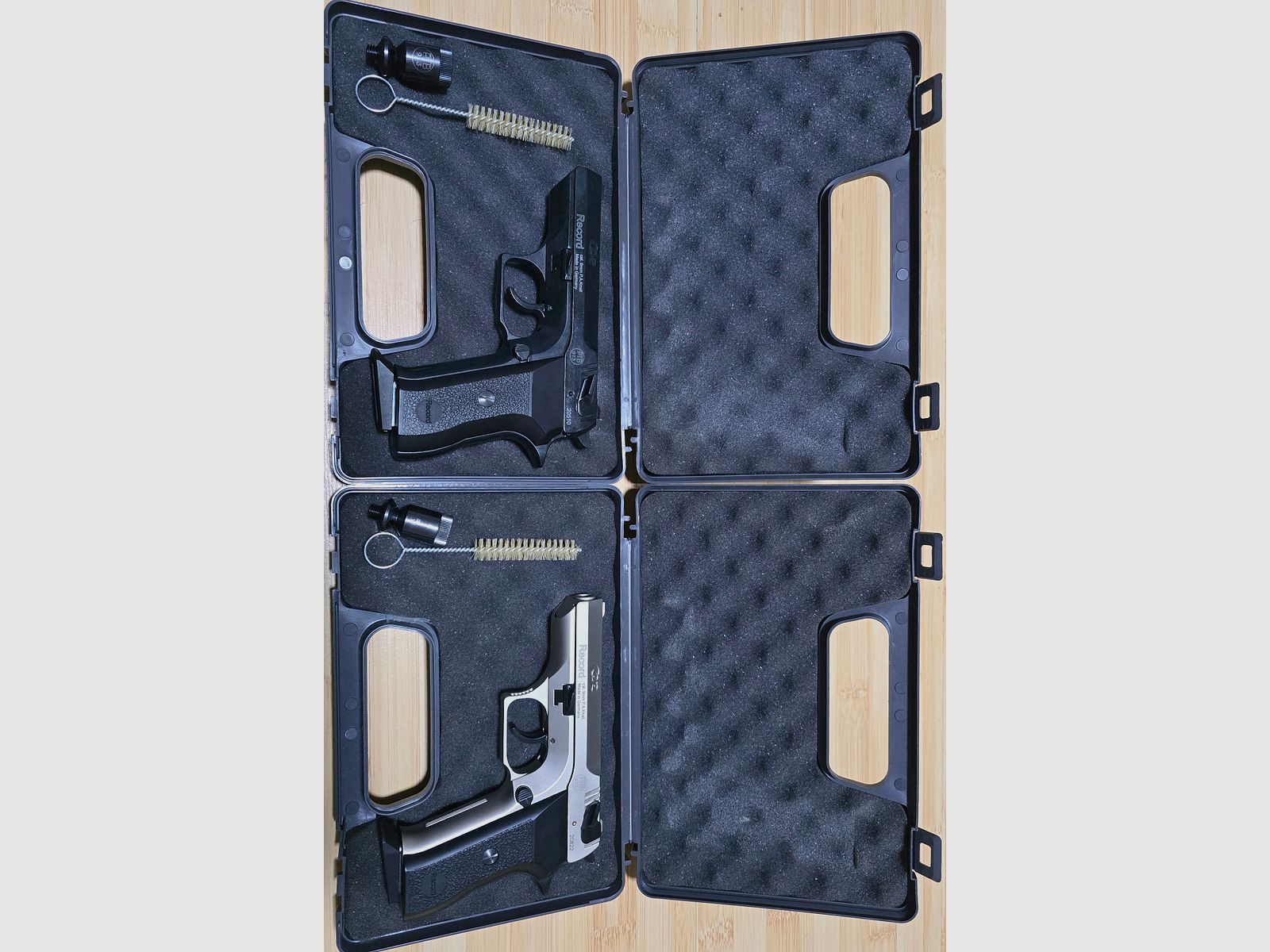 Record COP Nickel und Schwarz Schreckschuss 9mm PAK