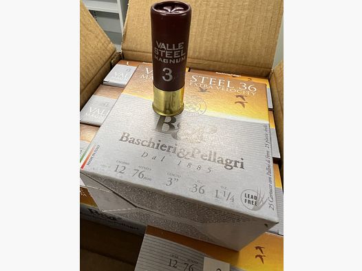 Baschieri & Pellagri Baschieri & Pellagri 12/76 Valle Steel *Lead-free* Magnum Steel HV 3.3mm 36g