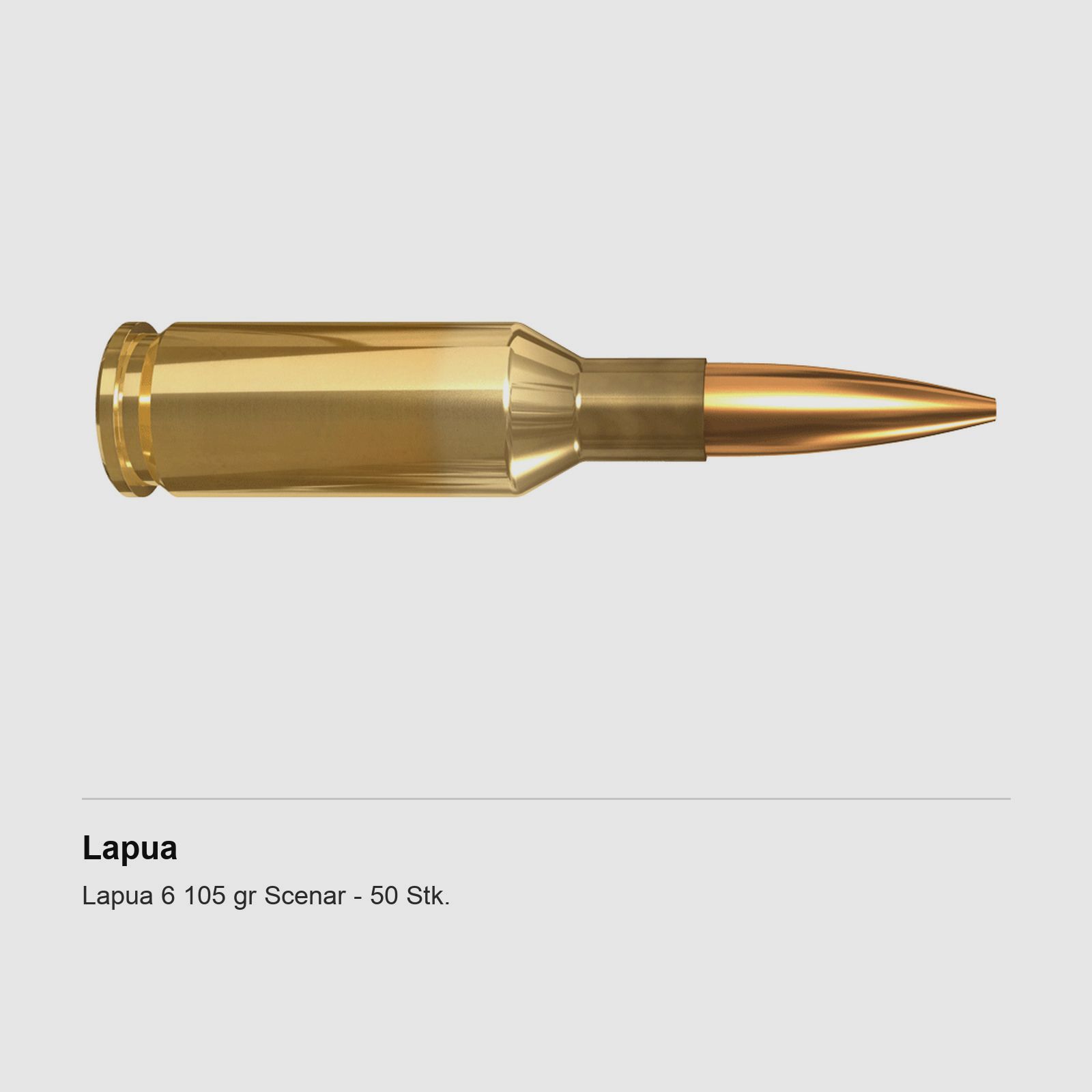 Lapua 6 mm BR Norma 105 gr Scenar – 50 Stk.