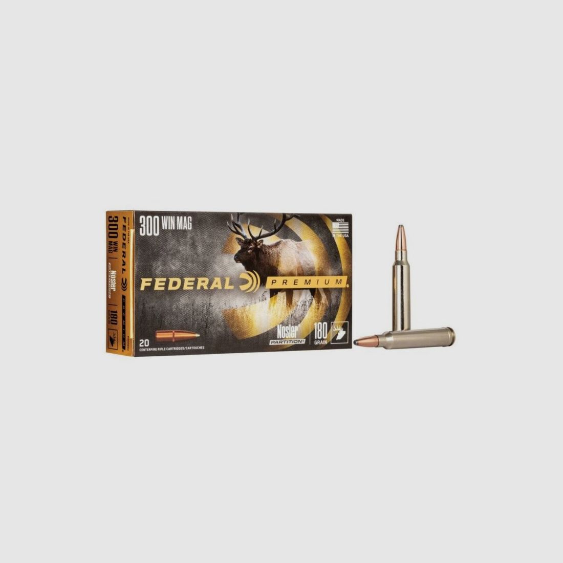 Federal Nosler Partition 180 gr – Kaliber .300 Win Mag, Bild 1 von 5