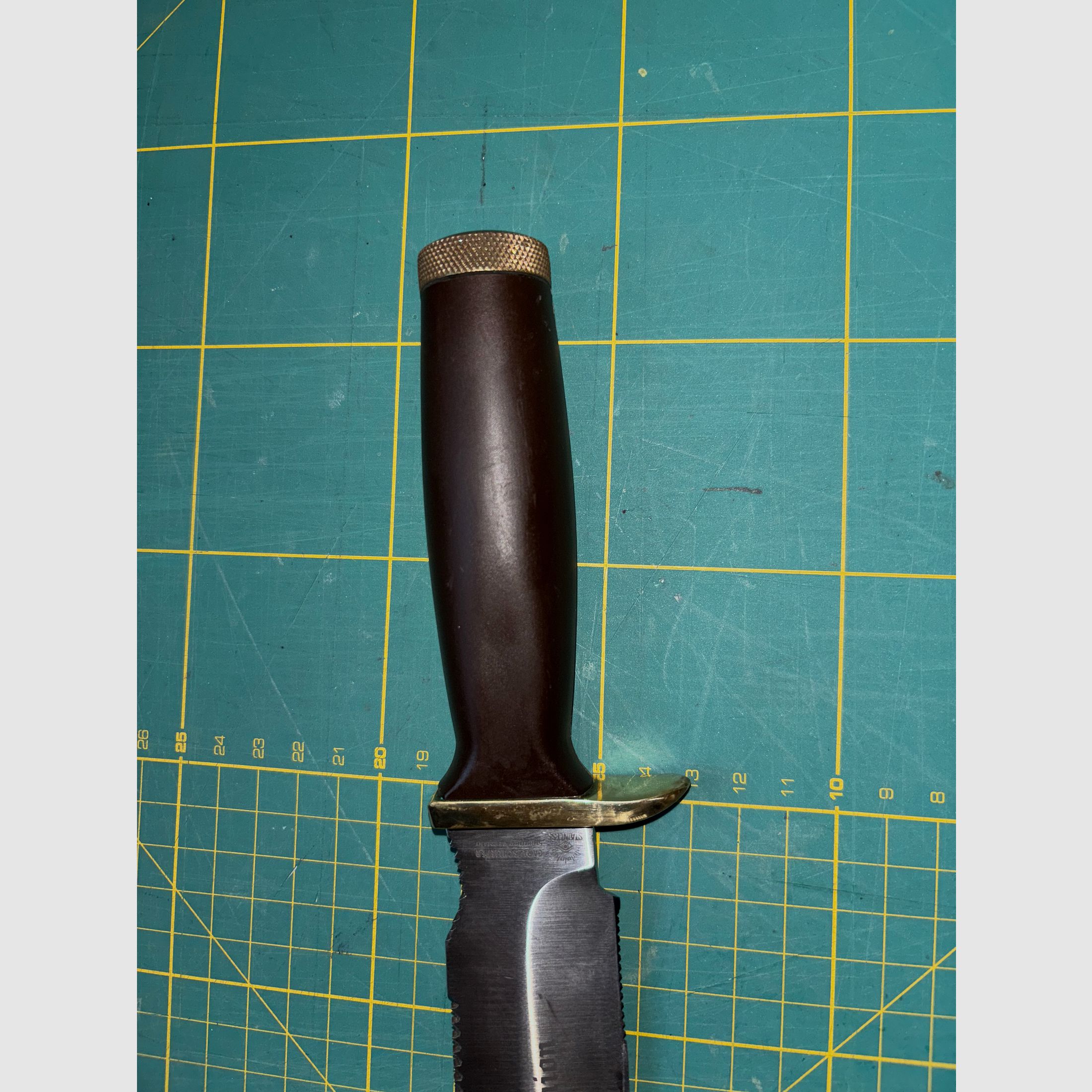 Messer Survival Companion by Carl Schlieper, Solingen; seltenes Sammlerstück; Survivalmesser, Überlebensmesser