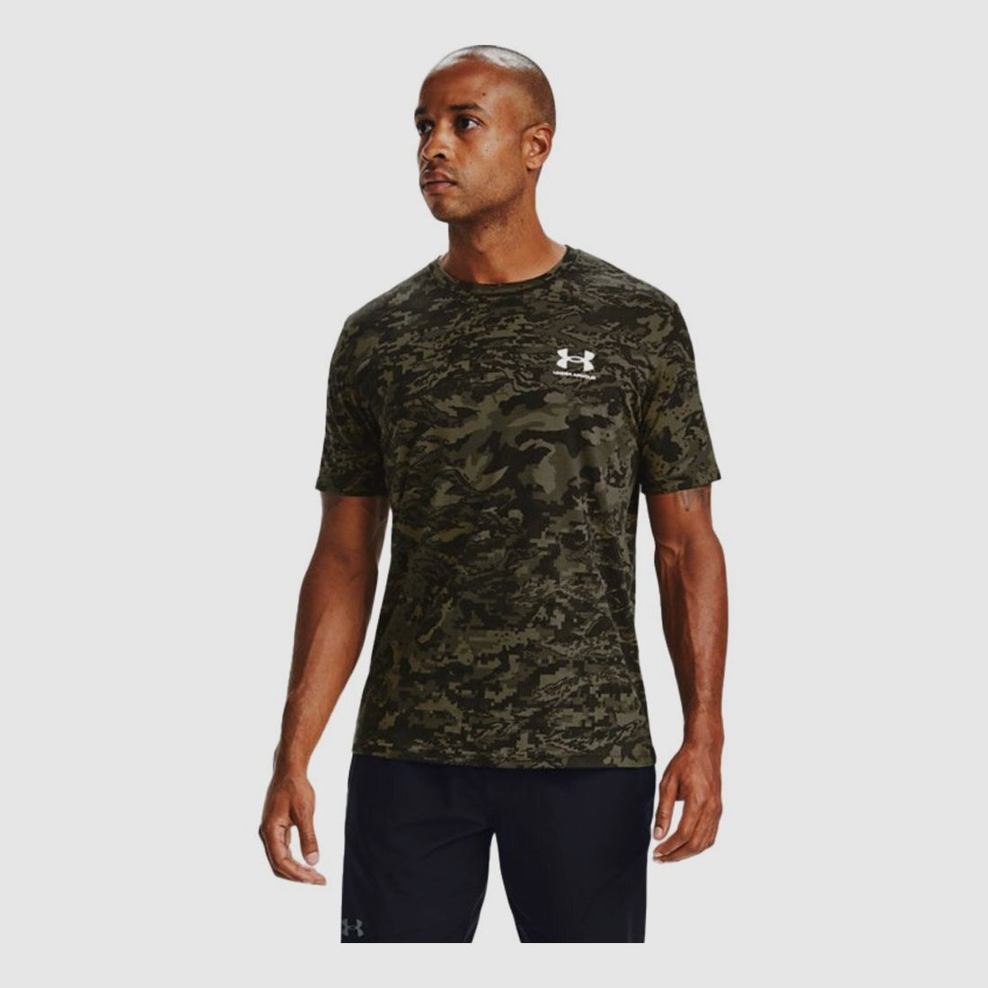 Under Armour UA ABC Camo Short Sleeve T-Shirt Schwarz L