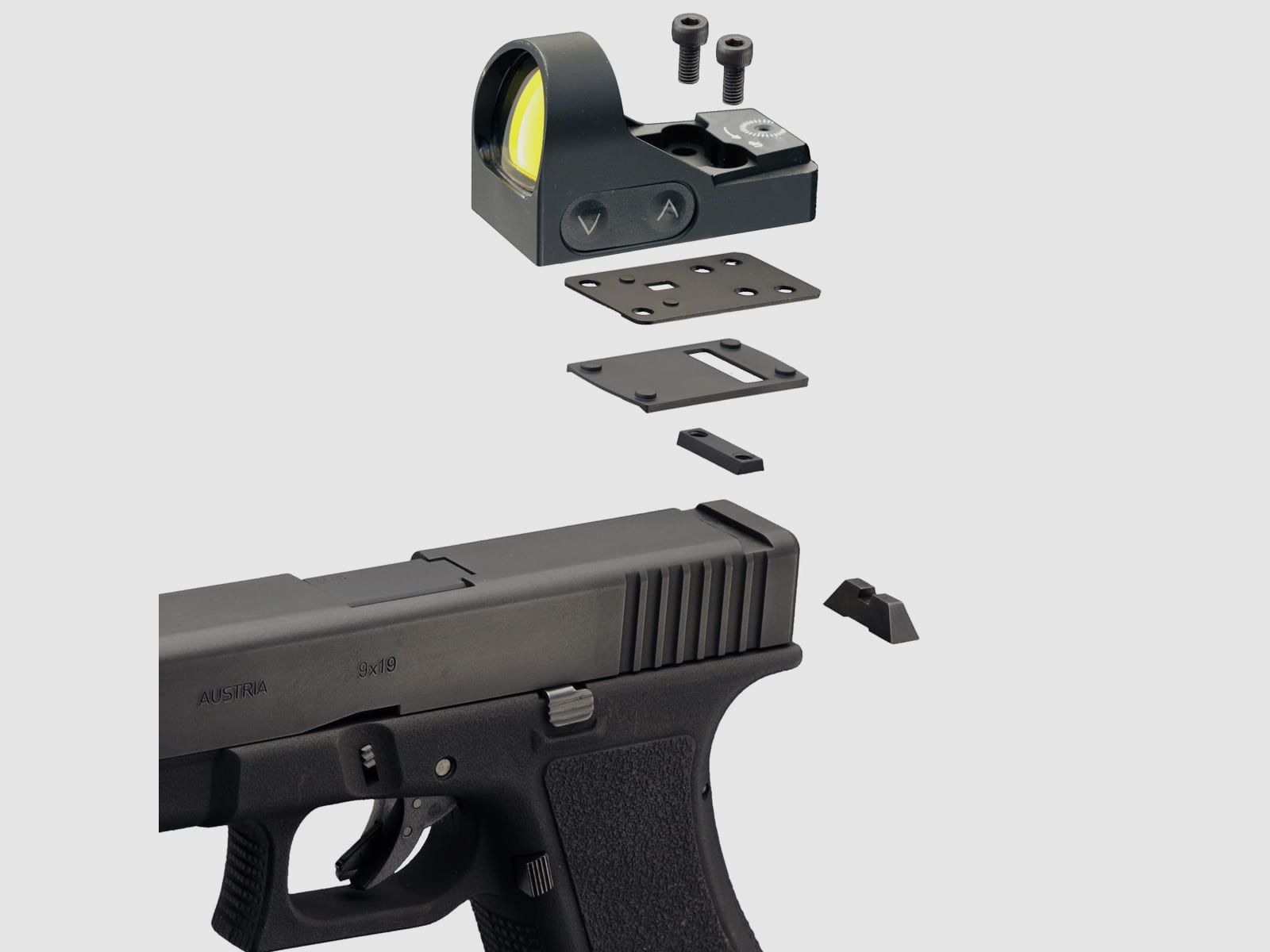 Supporto per Glock 9 mm