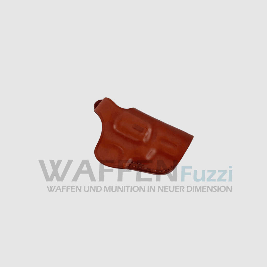 Stalowy Skorpion i skórzany holster S&W J-Frame Weinbrand