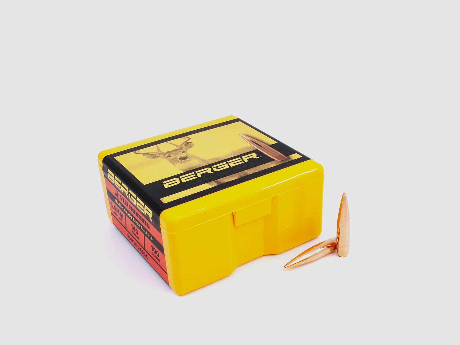 Proiettile Berger 6,5mm/.264 VLD Caccia 140GR 100 Pezzi