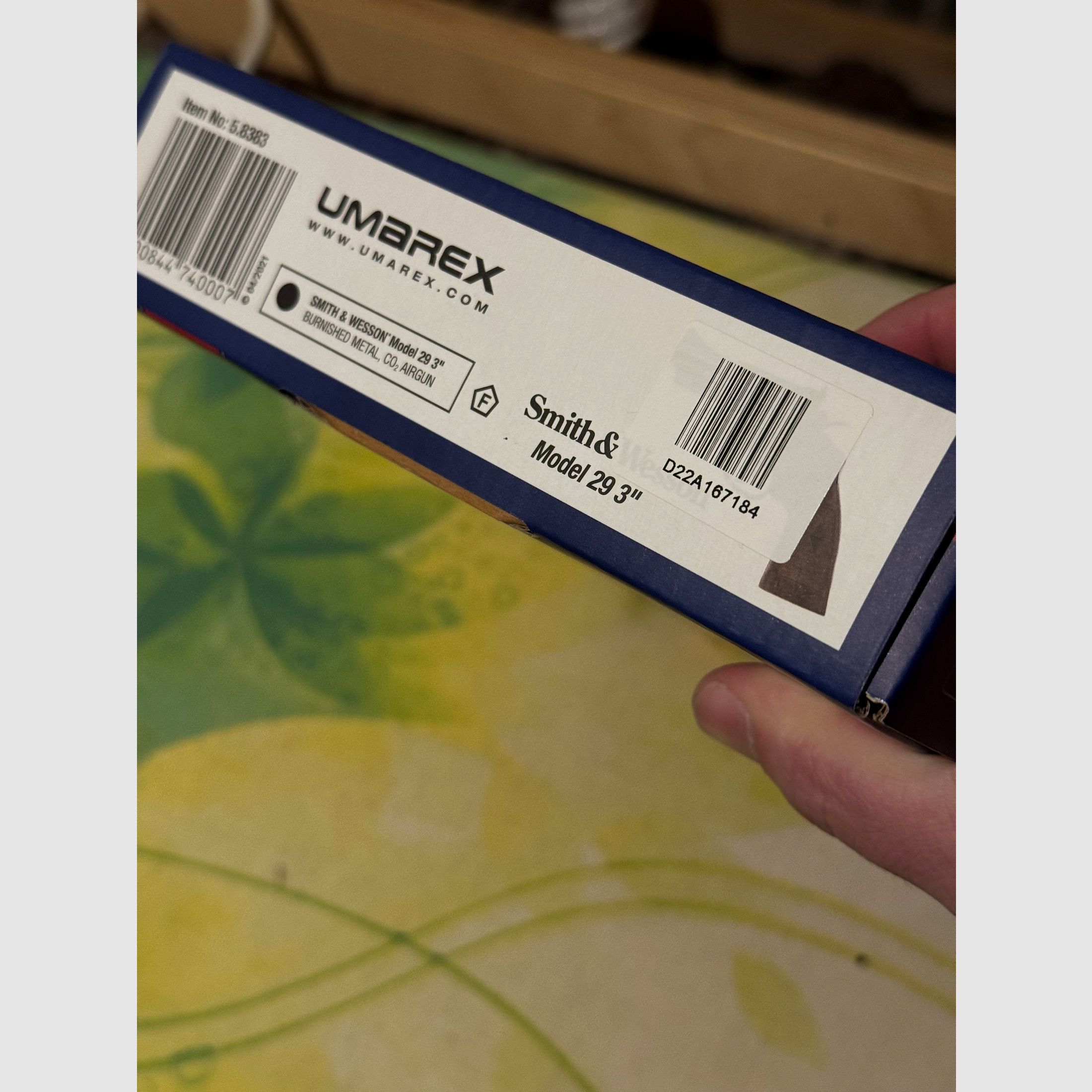 Smith & Wesson co2 4,5mm Model 29 3” Revolver VhB