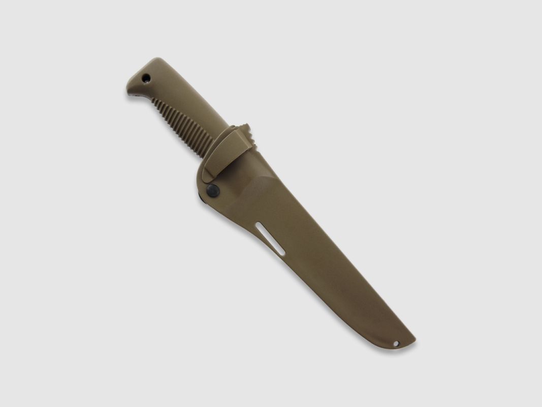 Peltonen Knives M95 Ranger Puukko Sissipuukko FJP060 Cerakote FDE Beschichtung Kunststoffscheide braun FDE