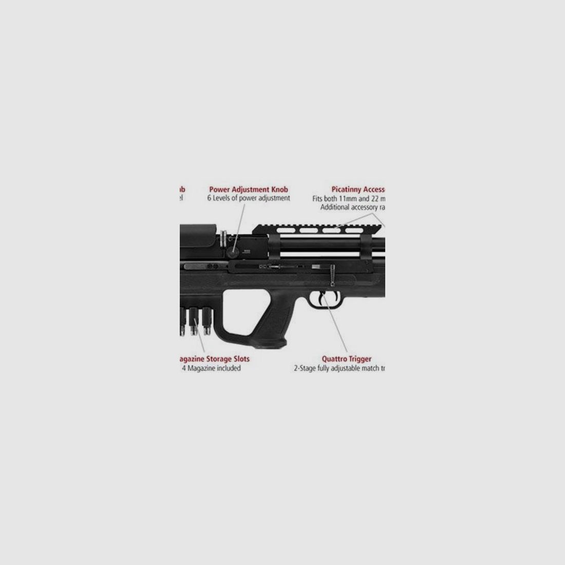 Hatsan Gladius 6,35 mm .25 Bullpup, Bild 7 von 12