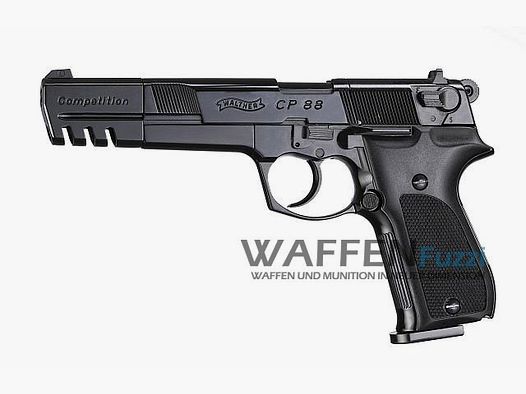 Walther CP88 Competition CO2 Pistole 4,5 mm Diabolo brüniert