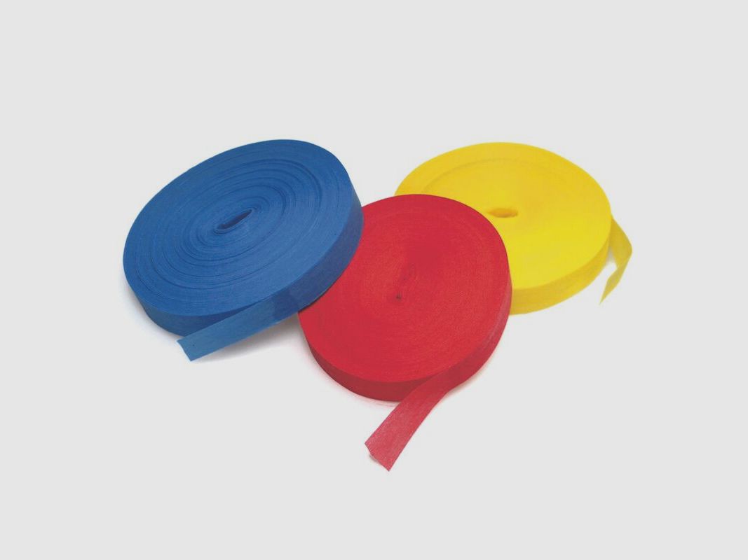 Cinta de marcaje de huellas roja