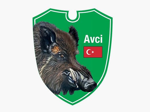 Dual optics car hunting signs wild boar