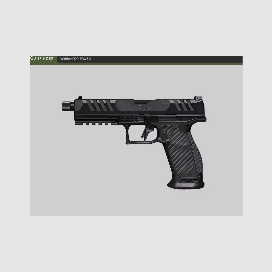  Walther PDP Full Size OR 5,1" Pro SD 
