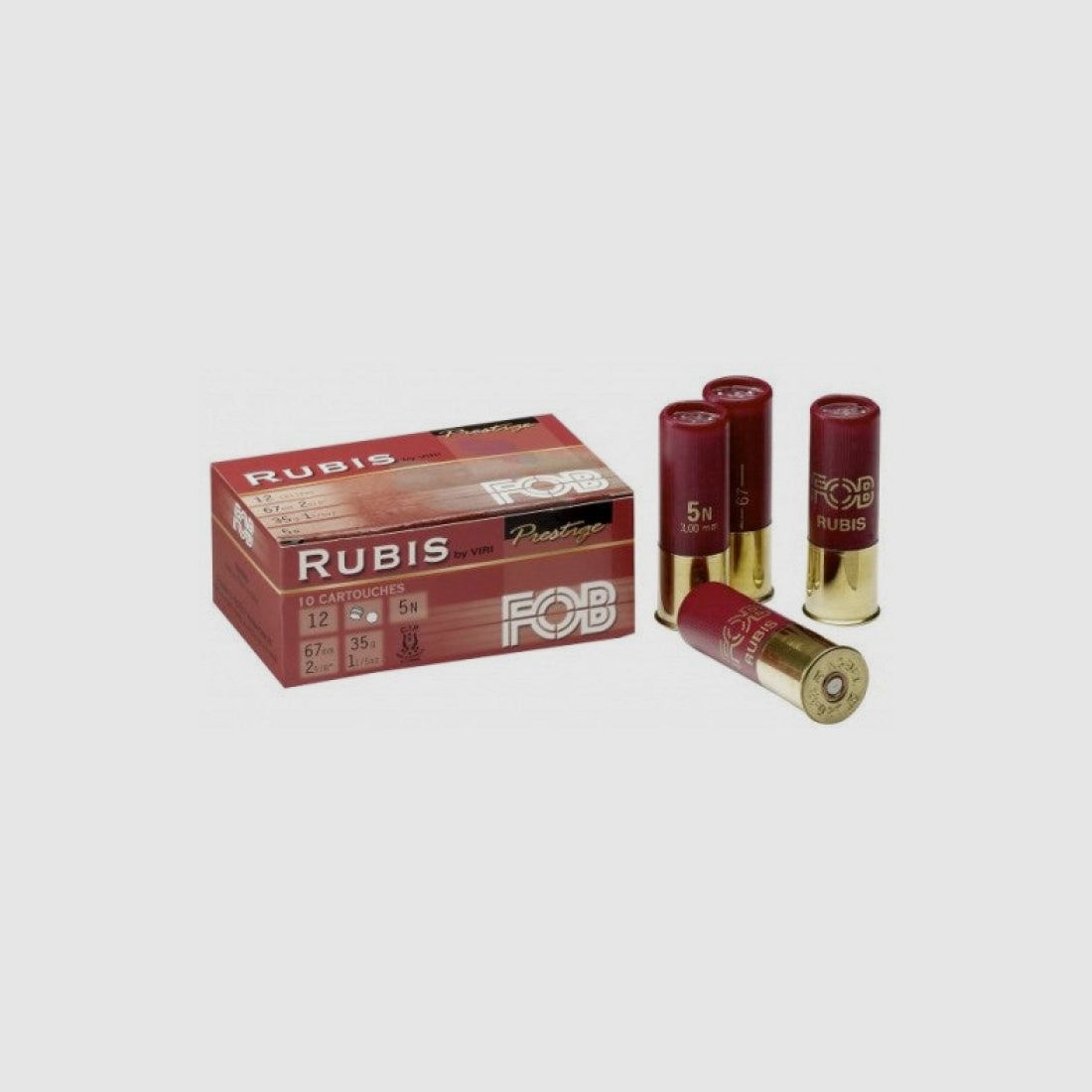 Jagdmunition FOB Rubis - Kal.12/67, Bild 1 von 3
