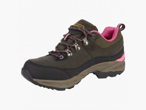 Almwalker Trekkingschuhe Ventura Pro Low Damen (Khaki/Pink) | 39