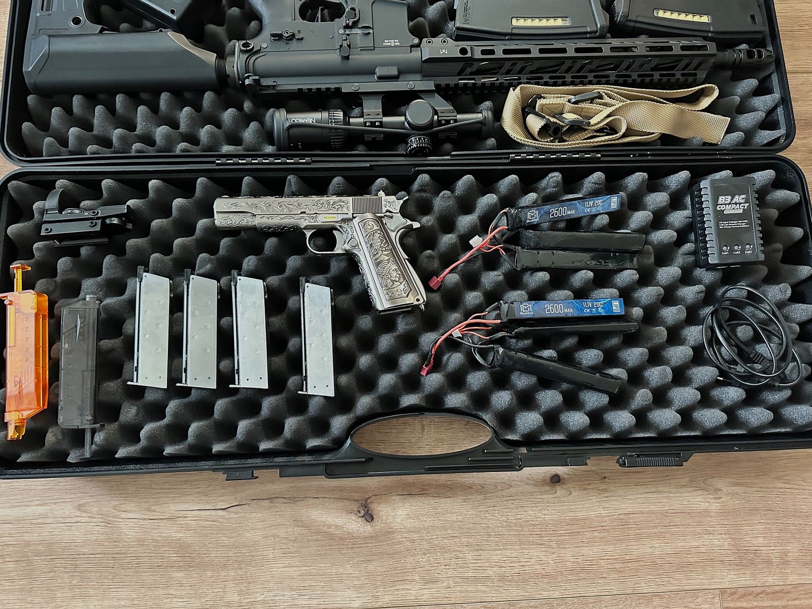 Novritsch SSR15 + 1911 Drug Lord  mit Zubehör