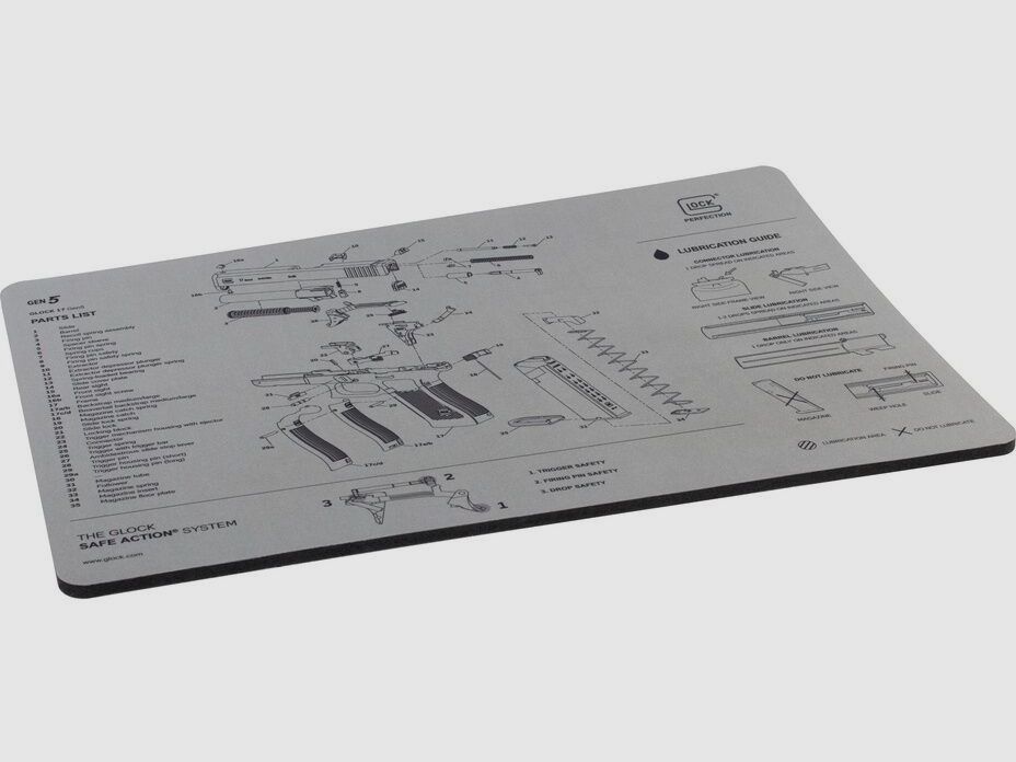 GLOCK GLOCK gun cleaning mat Glock 17 Gen5 gray