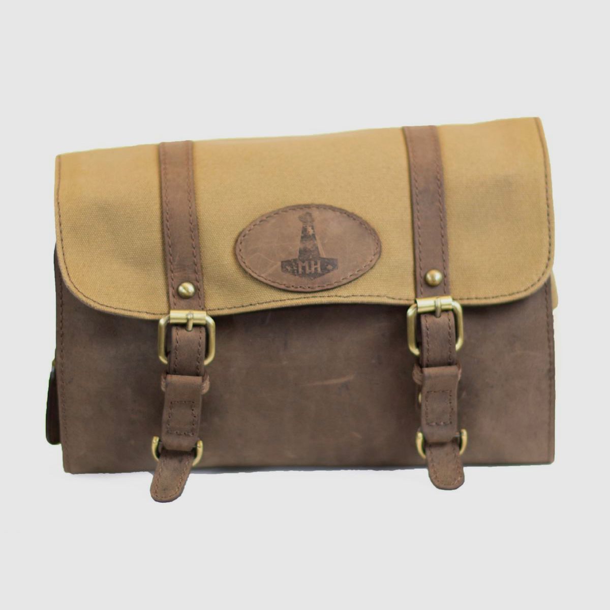 Mjoelner Hunting Sand/Brown Kulturbeutel Valhalla Safari schwarz-beige