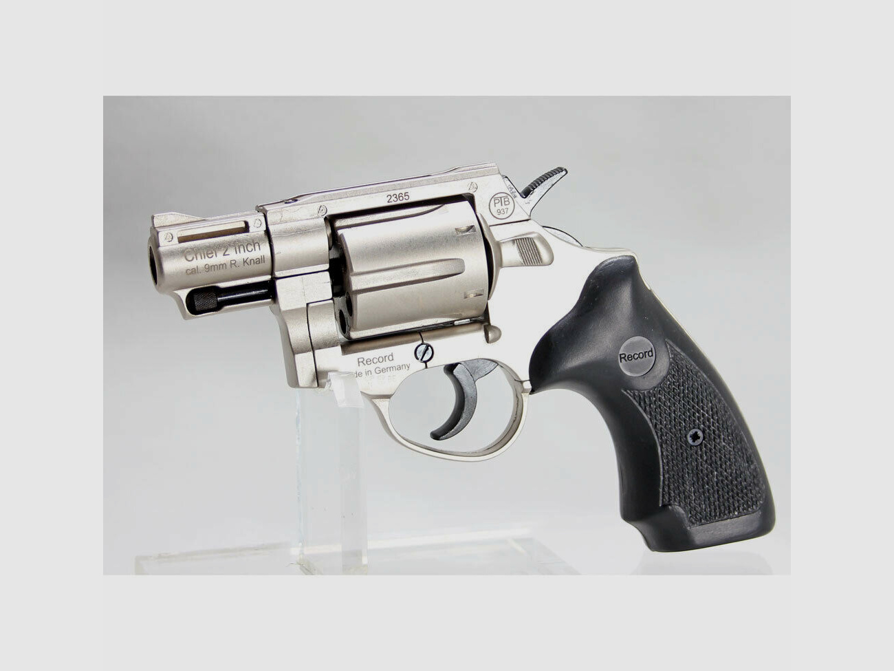 Record Sportwaffen Revolver RECORD CHIEF 2 Zoll vernickelt 9 mm
