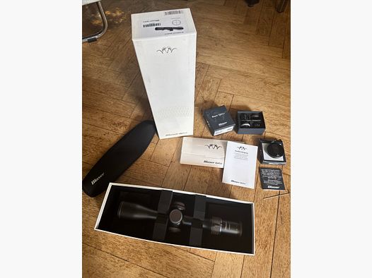 Blaser riflescope B1 2.8–20 × 50 iC with Blaser ODC+ objective cover + rail