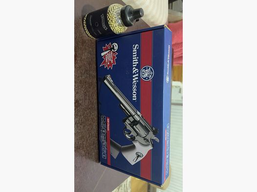 Smith & Wesson 629 Vertrau mir 6" NKL-WHT CO2 Revolver 4,5mm