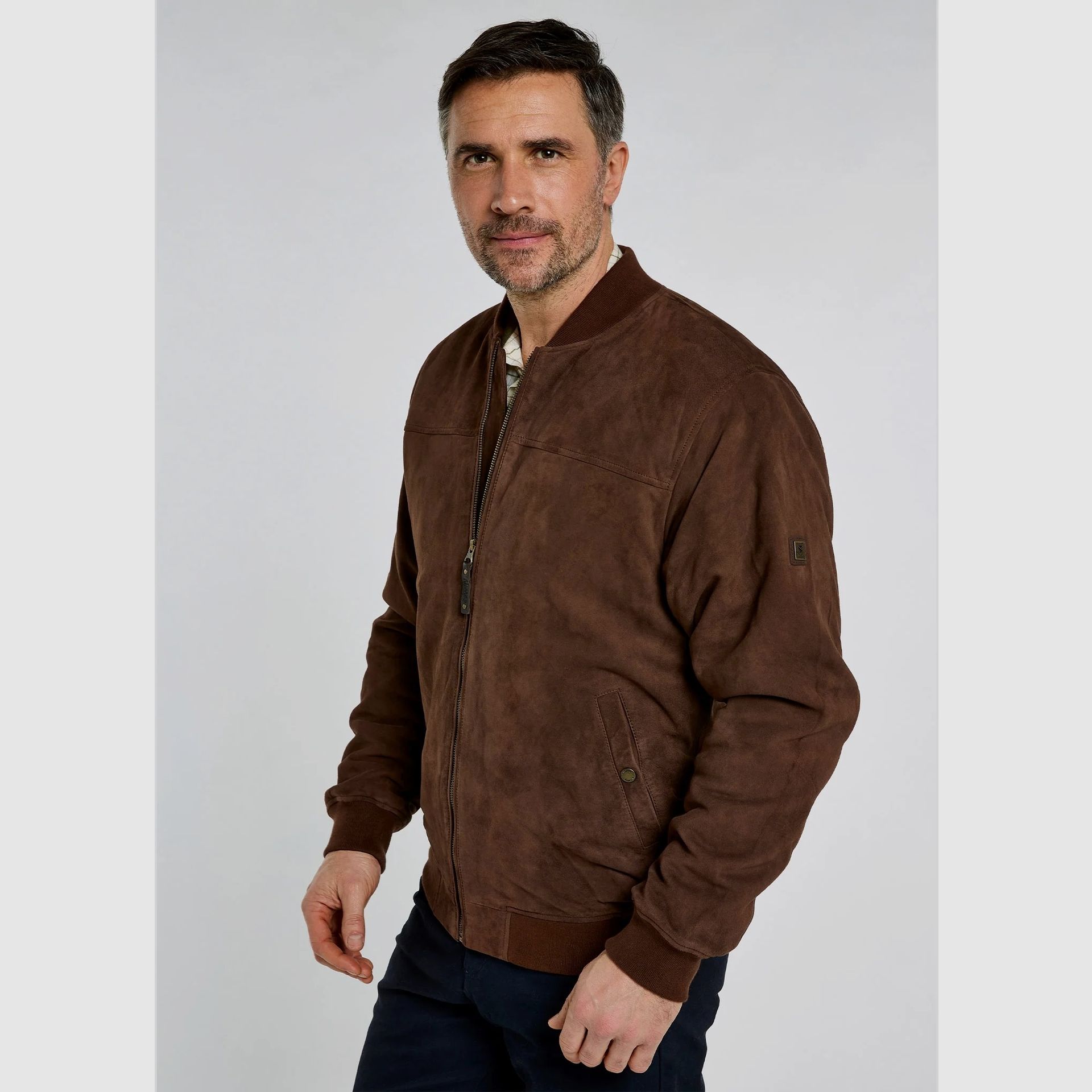 Dubarry Marblehill Men's Suede Jacket - Walnut, afbeelding 4 van 6