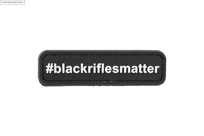 Naszywka 3D - Blackriflesmatter, zdjęcie 3 z 4