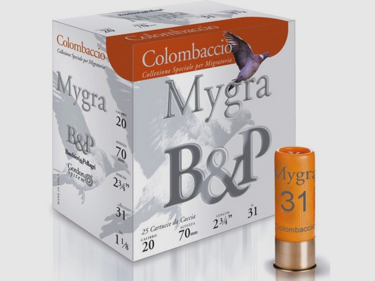 BASCHIERI & P. MYGRA COLOMBACCIO Kal.20 gr.31 pb.5,5