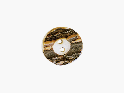 Bouton en corne de cerf véritable