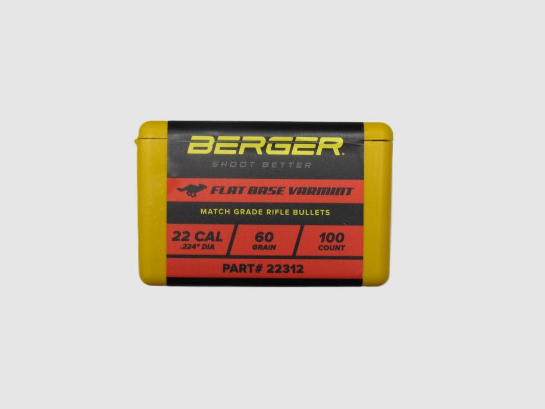 BERGER BULLE C22 GR 60 FB VARMINT