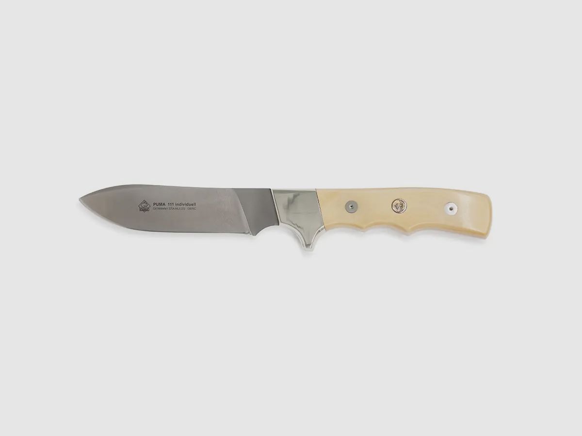 PUMA unicum Jagdmesser, Individual, Elfenbein Micarta