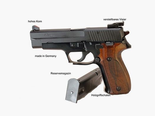 SIG-Sauer P226 Kaliber 9 Luger Mikrometervisier