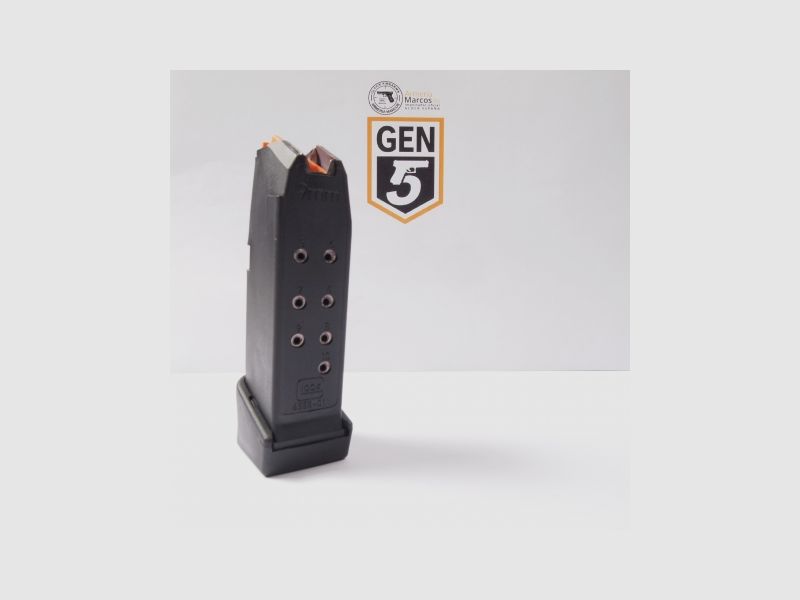 Glock 26+2 magazijn c/9x19 oranje volger, afbeelding 1 van 4