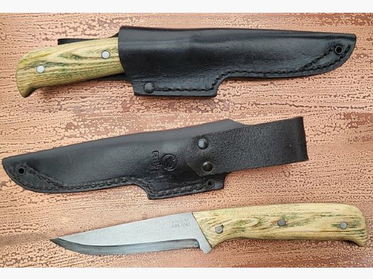 Cuchillo de outdoor simple hecho a mano, pieza única